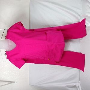Women's extra small Dickies quality scrubs in pink two-piece set